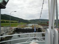 Ausfahrt aus Schleuse