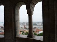 Blick aufs Parlament in Pest