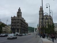 Blick  in Richtung Elisabethbrücke (Budapest)
