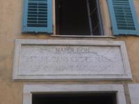 Plakette an Napoleons Geburtshaus, Ajaccio