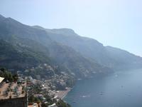 Blick auf Positano