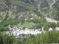Blick auf Pontresina