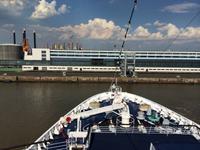 04 Auslauf aus Bremerhaven