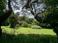 Sark-Blick in den Garten der Seigneurie