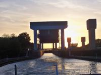 Abendstimmung an der Schleuse