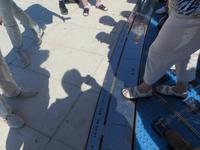 An der Lichtorgel im Hafen von Zadar