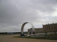 Versailles Bogen hinter den Gemächern zu den Gärten