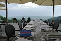 Abendessen auf der Terrasse des Grand Hotels le Rasses