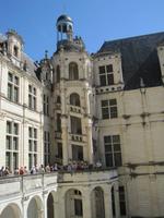 Außentreppe im Schloss Chambord