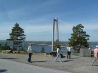 Brücke an der Hohen Küste