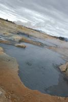 Landschaft „Hvenr Namafjall“, ein Heißgebiet 