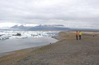 Gletscherlagune am größten Gletscher Europas 