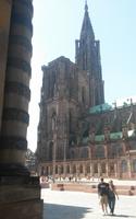 Blick zur Kathedrale in Straßburg
