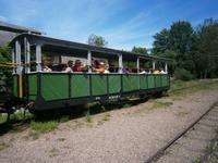 Unsere Gäste im offenen Waggon