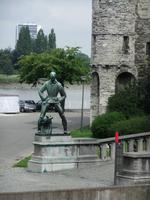 Antwerpen. Der lange Wapper am Steen