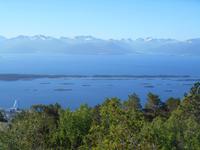 Ausblick von Moldes Stadtberg Varden (Romsdaler Alpen)