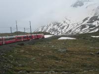 Fahrt mit dem Bernina-Express