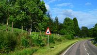 407 Schottisches Verkehrsschild