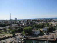Blick über Warnemünde