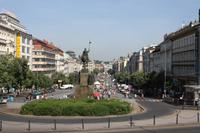 Der Wenzelsplatz, einer der längsten Plätze Europas