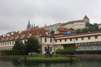 Blick vom Wallenstein-Garten zur Prager Burg