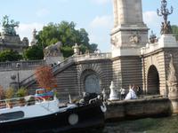 Hochzeitspaar an der Seine, 
