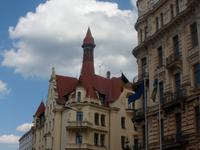 Baltikum Juni 2014 133, Jugenstilvillen in Riga