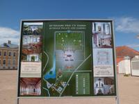 Baltikum Juni 2014 185, Schloß Rundale, Lageplan