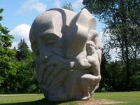 Baltikum Juni 2014 230, Skulpturenwiese in Tureida