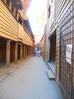 in der Speicherstadt von Bergen geht es eng zu