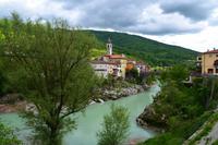 Kanal an der Soca