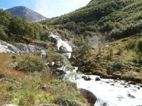 auf dem Weg zum Briksdalsbreen