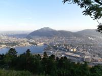 Blick auf Bergen