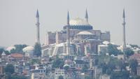 0128  Istanbul - Einlaufen in den Hafen - Hagia Sophia