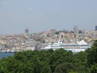 0254 Istanbul - Topkapi-Palast - Blick zur AIDA
