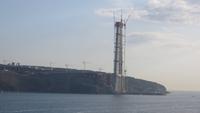 0553 Bosporus- Passage - Pylon für die neue Brücke