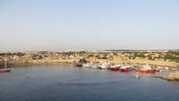 0723 Rhodos - Blick auf die Stadt beim Einlaufen der AIDA