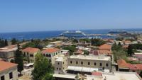 0850 Rhodos - Altstadt - Blick vom Uhrturm über die Stadt