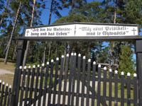 Litauen, Kurische Nehrung, Nida, Friedhof