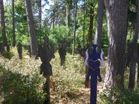 Litauen, Kurische Nehrung, Nida, Friedhof