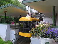 Lettland, Sigulda, Seilbahn über das Gauja-Tal