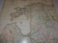 Estland, Landkarte im Gutshof Palmse