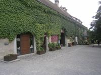 Der Eingang zur Selbstbedienungsgaststätte