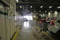 Auf der Fähre vor der Ausfahrt