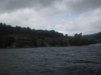 Urquardt Castle vom Loch Ness her