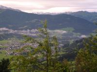 Traumhaftes Licht - Blick ins Brixental von Berggasthof 