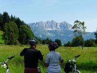 Rund um die Hohe Salve - Blick auf den Wilden Kaiser