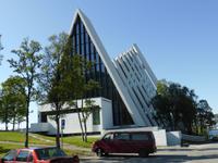 der Tromsdalen-Dom bzw. Eismeerkathedrale