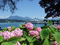 Am Vierwaldstätter See, im Hintergrund die Rigi