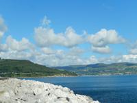 Wolken und Meer auf der Fahrt nach Nordwesten